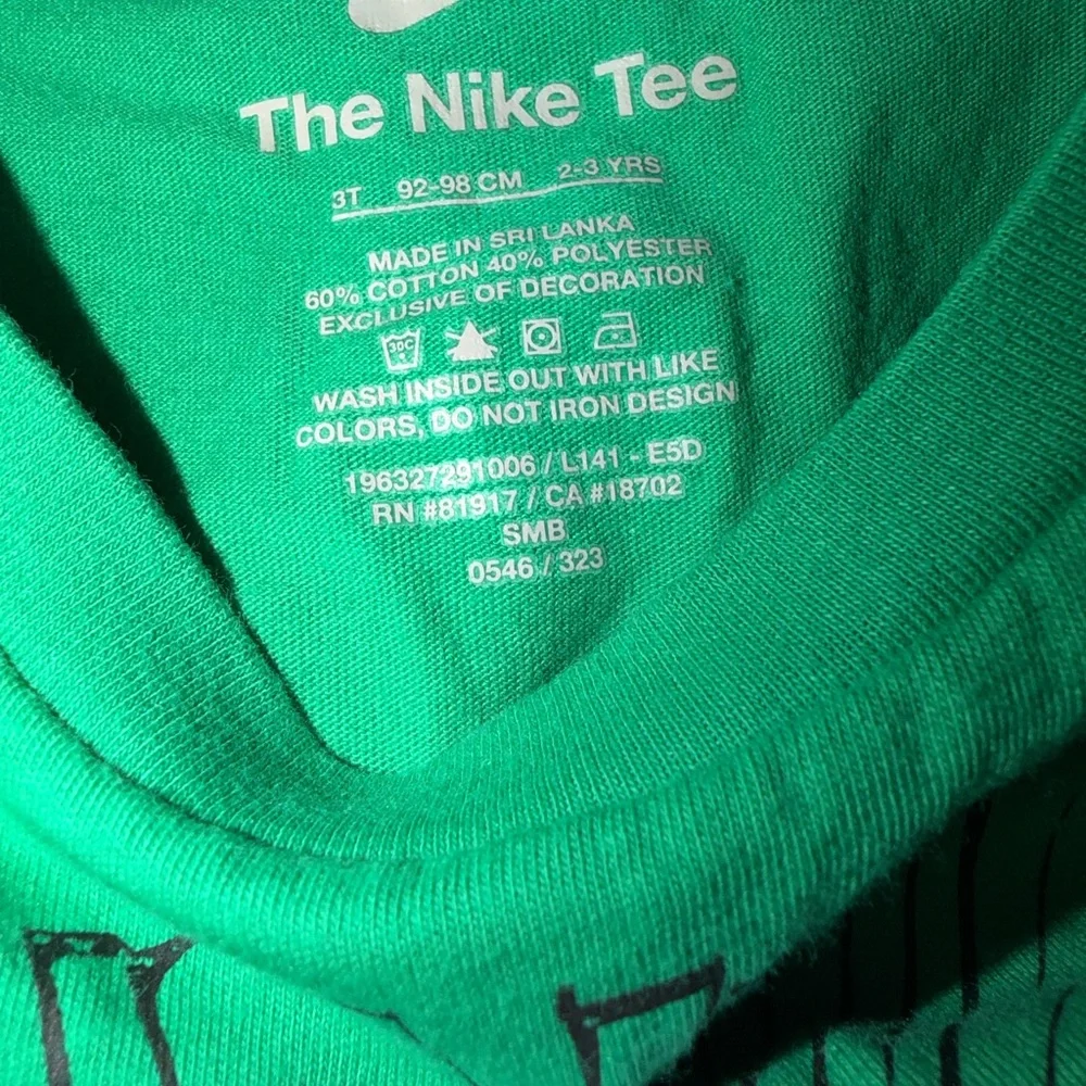 Nike Green BEAST  Long Sleeve Shirt - Size 3T
